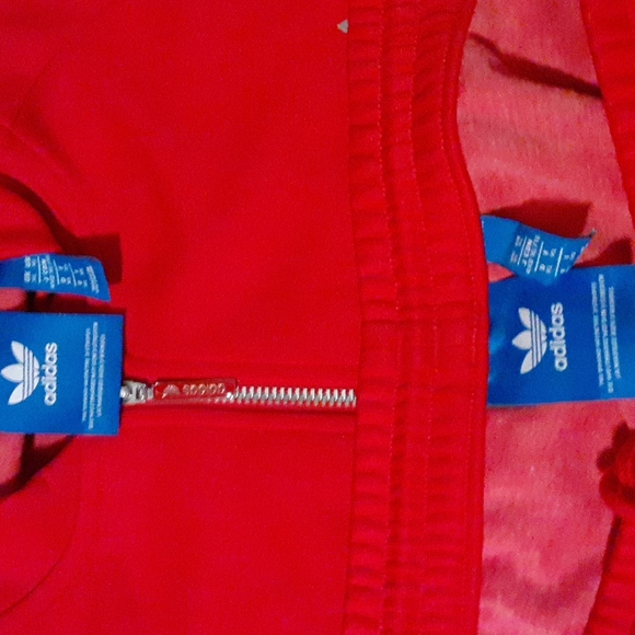 Mens XL Adidas red track suit - Picture 2 of 2